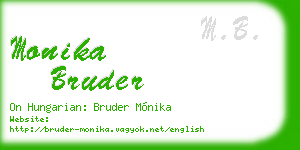 monika bruder business card